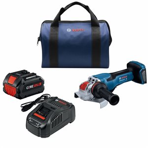 Bosch PROFACTOR Spitfire 18V 5 to 6-in Cordless Angle Grinder (1 Battery and 1 Charger Included)