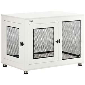 Grande niche pour chien en métal PawHut de 2,34 pi x 1,97 pi x 3,08 pi