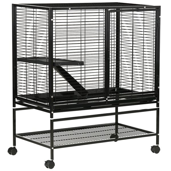 PawHut 2-Tier Small Animal Playpen Cage