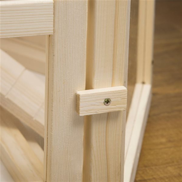 PawHut Wooden Large Cage for Small Pets