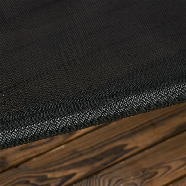 Outsunny Red Steel Outdoor 3-person Swing Bench