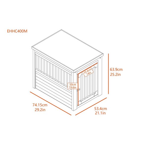 New Age Pet InnPlace Medium Espresso Dog Crate