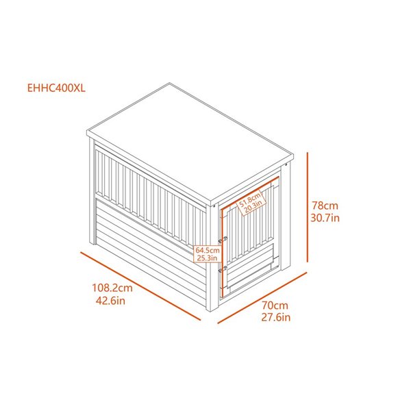 New Age Pet InnPlace X-Large Russet Dog Crate