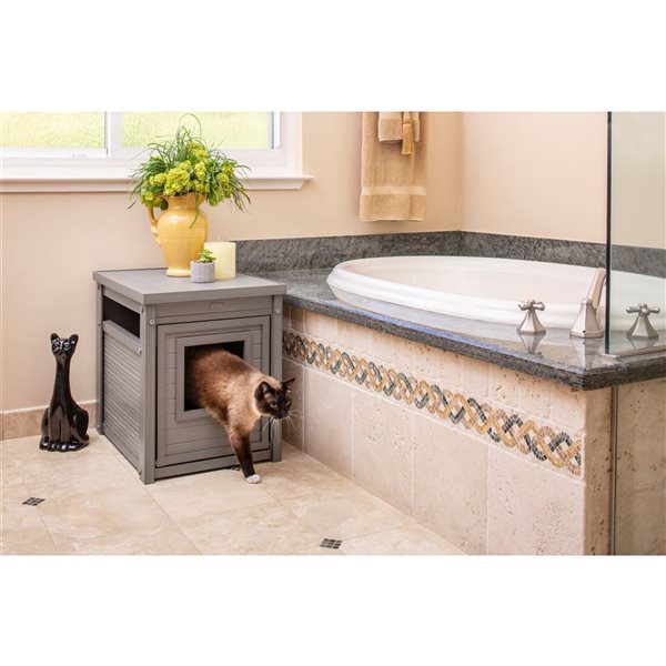 New Age Pet LitterLoo Grey Litter Box Concealment