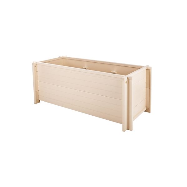 New Age Pet Garden 42-in x 15.7-in Maple Mixed Composite Flower Planter