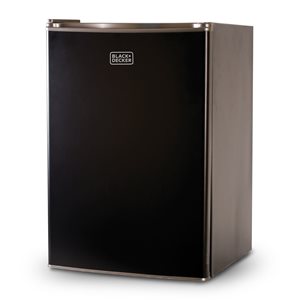 BLACK+DECKER 2.5-cu. ft Black Compact Mini Refrigerator