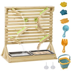 Ensemble de jeux d'eau et de sable pour enfants Outsunny de 18 pièces