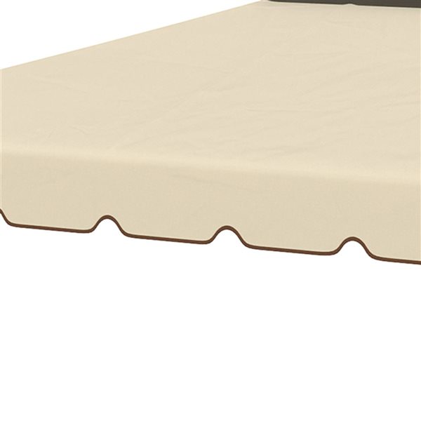 Outsunny 9.8-ft x 9.8-ft Beige Gazebo Replacement Canopy Top