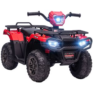 Aosom 12V Red Battery Powered Electric Kid Vehicle