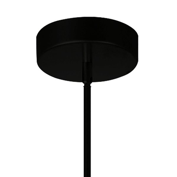 CWI Lighting Oskil LED Integrated Chandelier with Black Finish