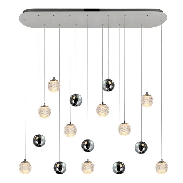 CWI Lighting Belinda 6-Light Chandelier with Brushed Brown Finish