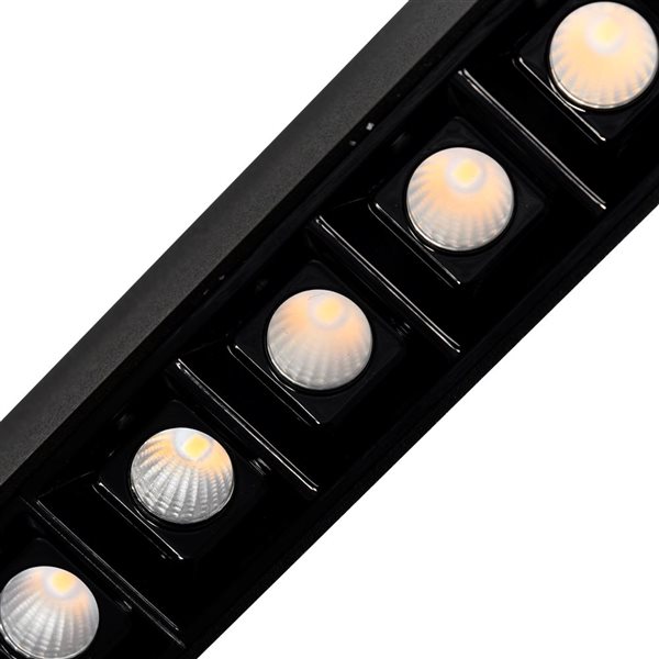 CWI Lighting Pienza 5-in LED Integrated Black Chandelier