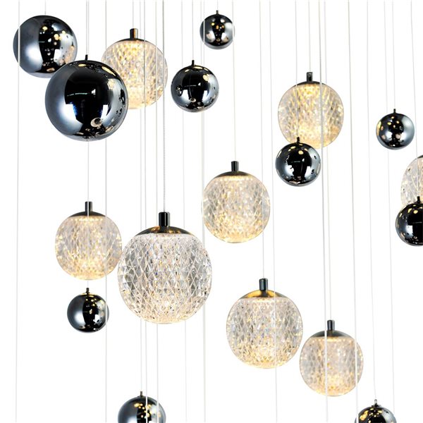 CWI Lighting Siena 13-Light Chrome Chandelier