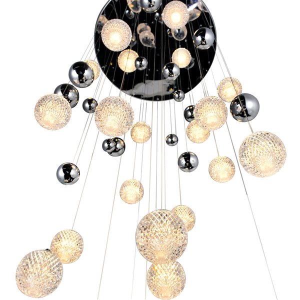 CWI Lighting Siena 13-Light Chrome Chandelier