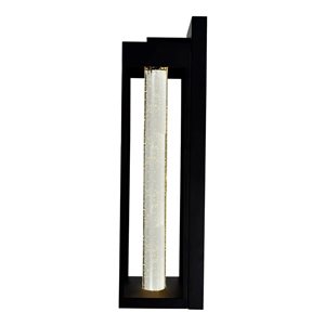 CWI Lighting Rochester 27-in Black Hardwired LED Outdoor Wall Light