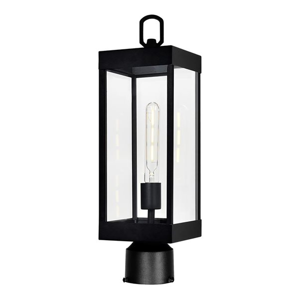 CWI Lighting Windsor 1-Light Black Outdoor Lantern Head