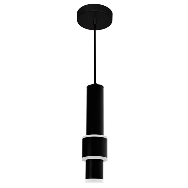 CWI Lighting Lena LED Integrated Mini Pendant With Black Finish