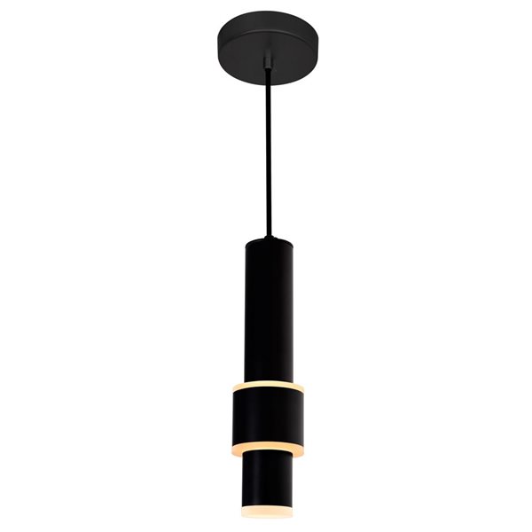 CWI Lighting Lena LED Integrated Mini Pendant With Black Finish