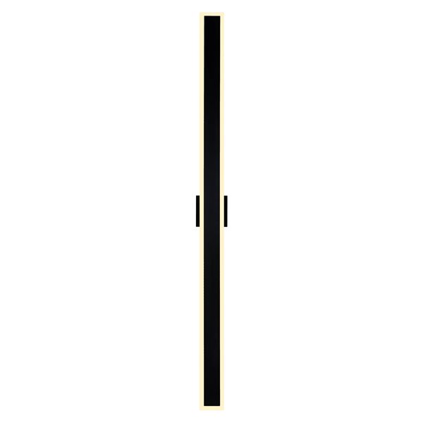 CWI Lighting Malibu 80-in Black Hardwired LED Outdoor Wall Light