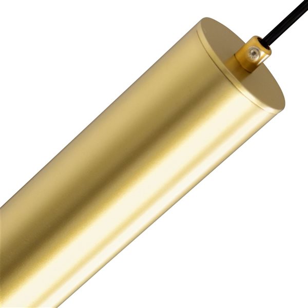 CWI Lighting Lena LED Integrated Mini Pendant With Satin Gold Finish