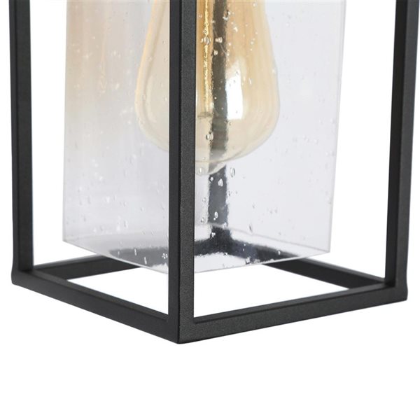 LNC 10-in H Sandy Black Modern/Contemporary Outdoor Wall Light