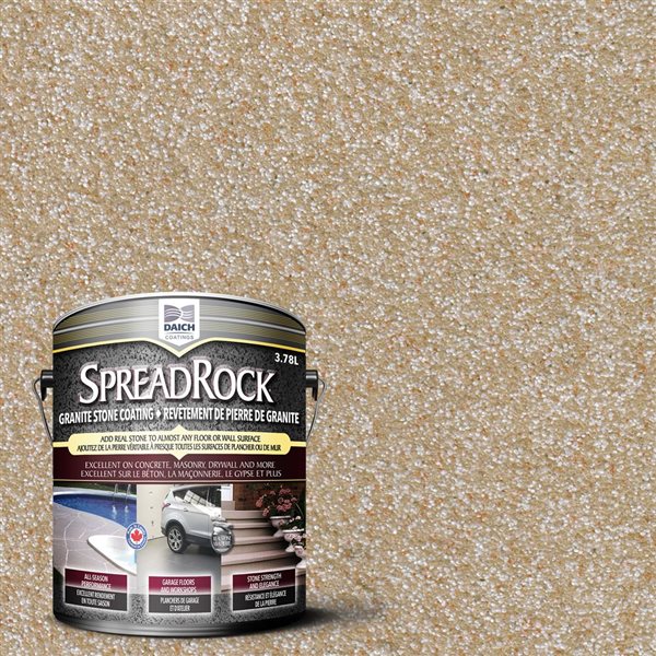 SpreadRock Granite Stone Coating - 1 Gallon - Sandstone