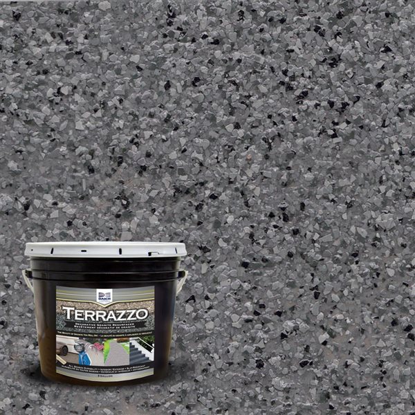 Revêtement décoratif de granite Terrazzo 3 gallon, Moonscape