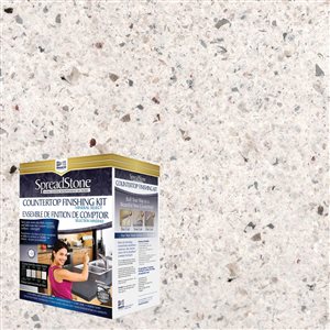 SpreadStone Mineral Select Natural White/Semi Gloss Countertop Resurfacing Kit