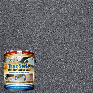 TracSafe Anti-Slip Colour Coat - 1 Gallon - Graphite