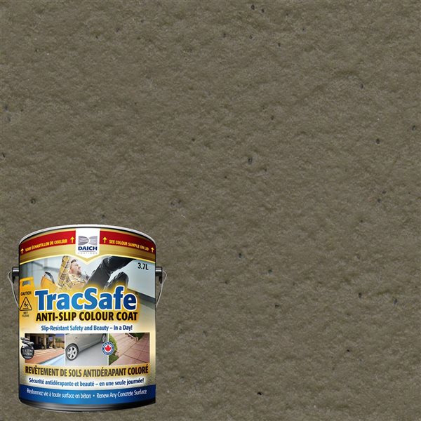 Couche de couleur antidérapante TracSafe, 1 gallon, brique d'argile