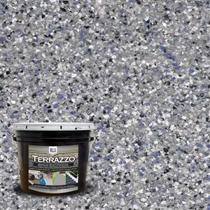 Revêtement décoratif de granite Terrazzo 3 gallon, Iceberg