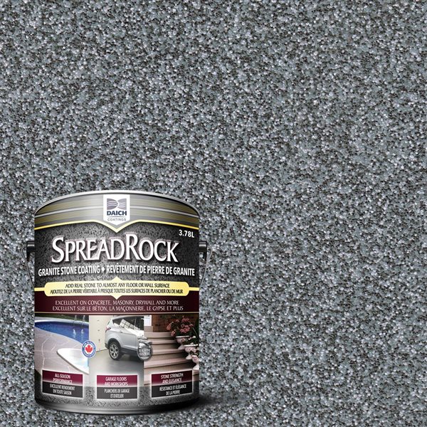 SpreadRock Granite Stone Coating - 1 Gallon - Ice Grey