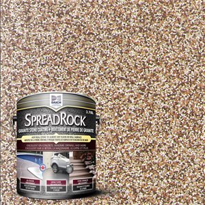 SpreadRock Granite Stone Coating - 1 Gallon - Brownstone