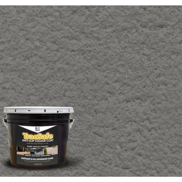 TracSafe Anti-Slip Colour Coat - 3 Gallon - Graphite