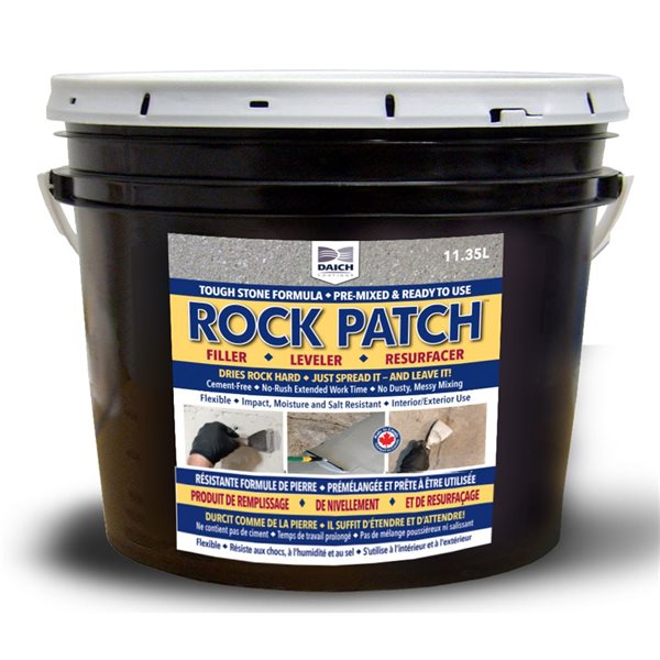 Rock Patch Concrete Filler, Leveller & Resurfacer - 3 Gallon