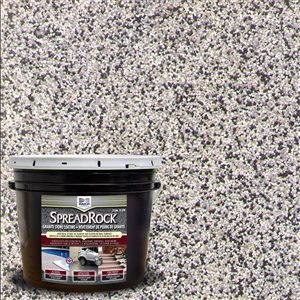 Revêtement de pierre de granit SpreadRock 3 gallon, gris silex