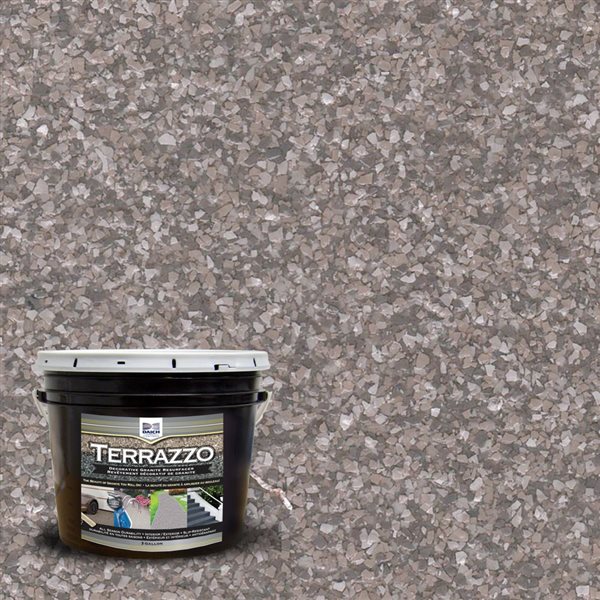 Revêtement décoratif de granite Terrazzo 3 gallon, Tangiers