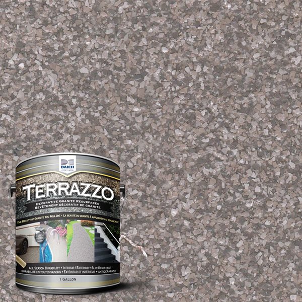 Revêtement décoratif de granite Terrazzo 1 gallon, Tangiers