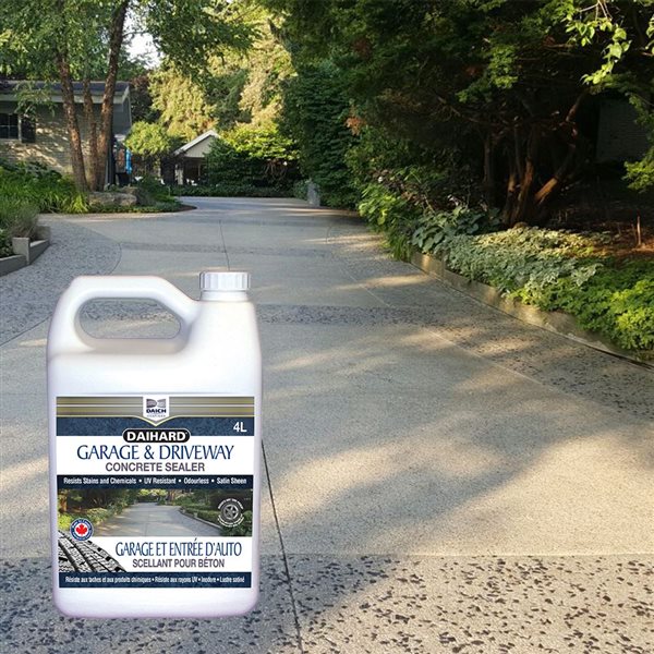 DaiHard Garage & Driveway Sealer - 1 Gallon - Clear Satin