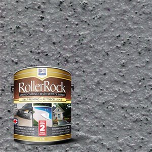 RollerRock Concrete Coating - 1 Gallon - Lava Rock