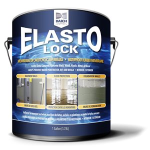 ElastoLock Damp-Proof Rubber Membrane - 1 Gallon - Grey