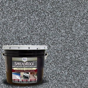 SpreadRock Granite Stone Coating - 3 Gallon - Ice Grey