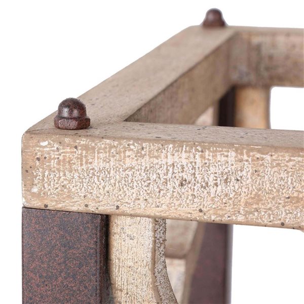 LNC Distressed Wood Rustic Farmhouse Linear Kitchen Island Light