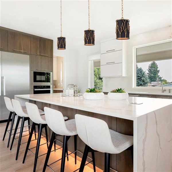 Drum pendants deals for kitchen island