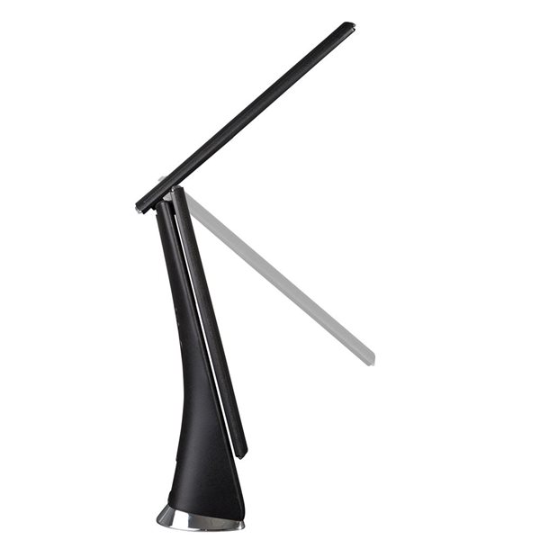 OttLite Rise Desk Lamp Black with USB Port