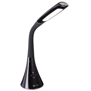 Ottlite's Swerve LED Desk Lamp Black Flexible Neck USB Port