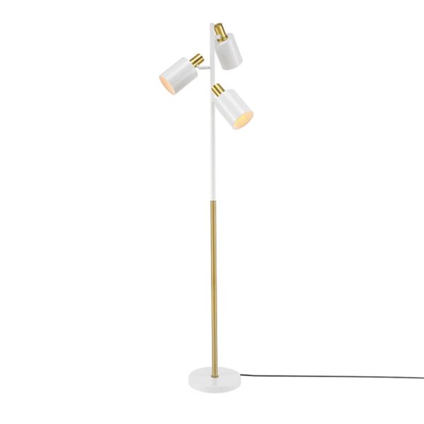 White tree deals floor lamp