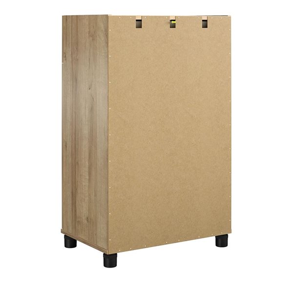 Systembuild Evolution Lory 24-in Wood Composite Freestanding Storage Cabinet in Natural