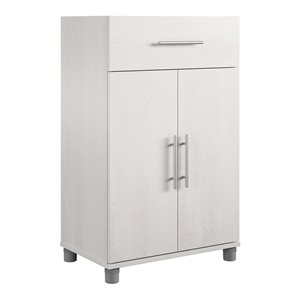 Systembuild Evolution Camberly 29-in Wood Composite Freestanding Storage Cabinet in Ivory Oak