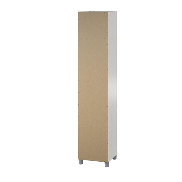 Systembuild Evolution Camberly 54-in Wood Composite Freestanding Storage Cabinet in Ivory Oak